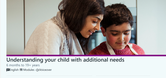 Understanding your child with additional needs